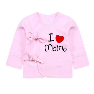 Manteau de vêtements de moine en coton pour nouveau-né I Love Mama